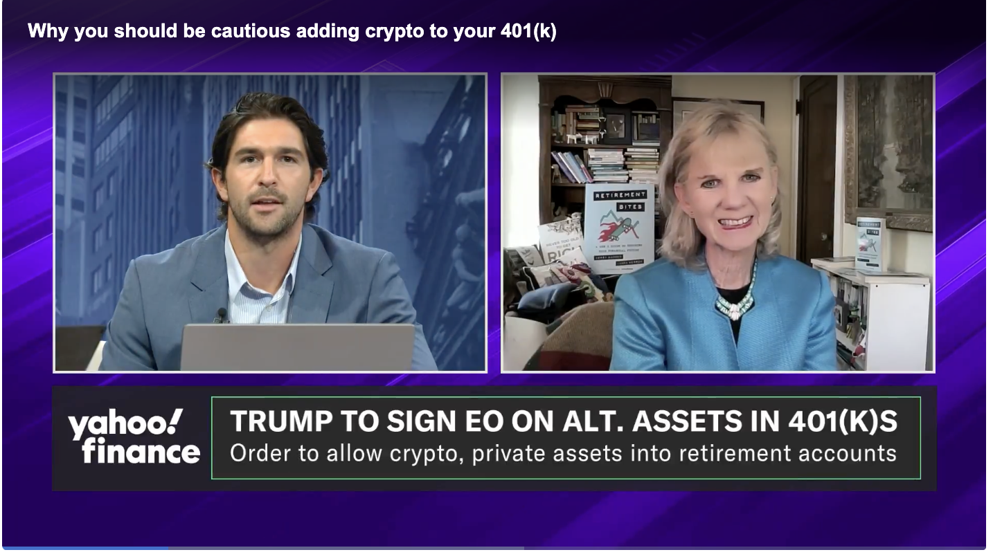 Experts caution adding private assets like crypto to 401(k)s – Kerry Hannon